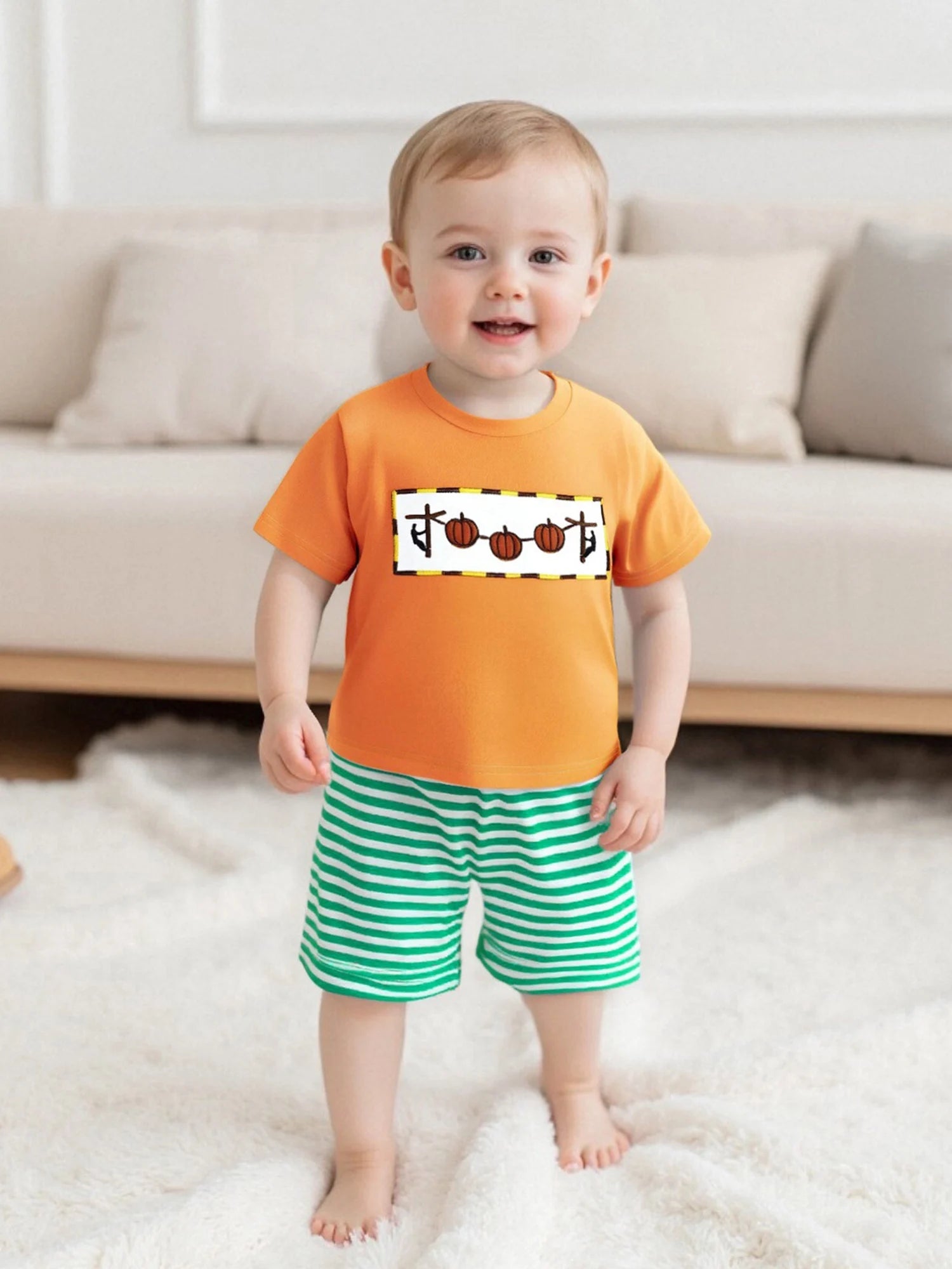 Baby Boys Pumpkin Set